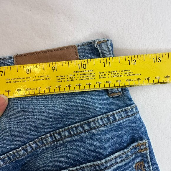 Madewell Slim Wide-Leg Cropped Women's Size 23 Light/Med Wash - Picture 9 of 11